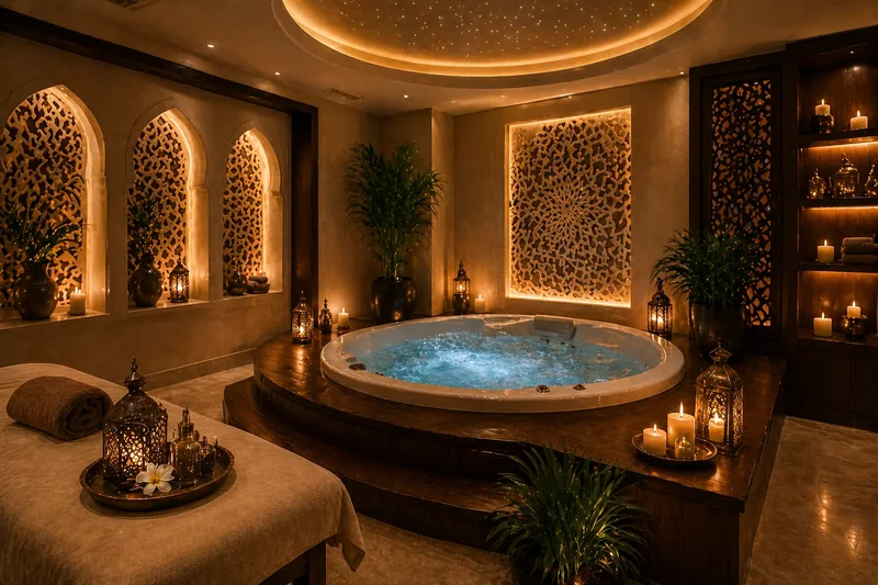 Spa room interior Sweet Summer Dubai